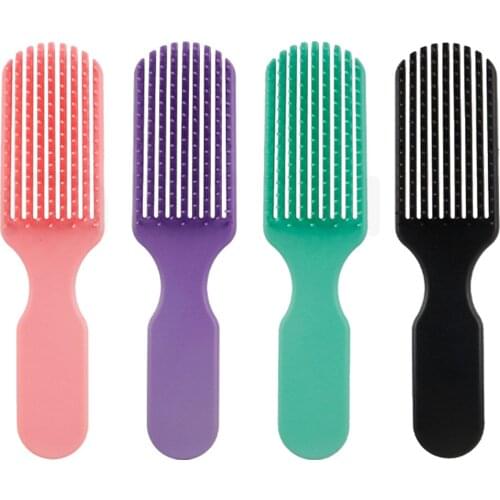 Womens Tangled Hairbrush Scalp Massage Comb Wet And Dry Curly Hair Comb Health Care Comb Salon Hair Styling Tool
