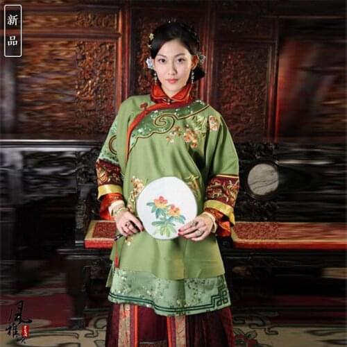 3 Designs Vintage Republican Rich Lady XiuHeFu Costume Hanfu for TV Play Suo Qing Qiu Performance Costume for Women