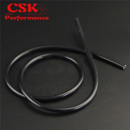 4mm ID Silicone Vacuum Tube Hose L= 1meter / 3ft for Air/Water- Blue/ Black /Red