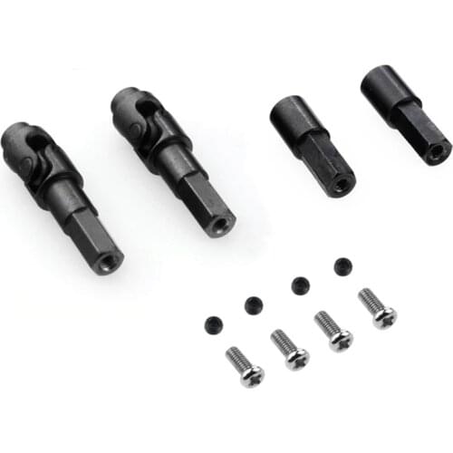 4 Pcs Metal Front Axle Drive Shaft Rear Axle Shaft for WPL C14 C24 C34 B14 B24 B36 MN D90 MN99S RC Car Upgrade Parts