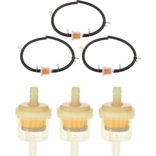 6PCs Mini Moto Gas Hose Line Fuel Filter Tube for 47cc 49cc Chinese Quad ATV 4-Wheeler Dirt Pocket Bike Mini Motorcycle