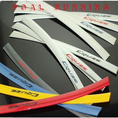 Car Chrome Glove Box Decoration Trim Glovebox Cover Sticker for Chevrolet Cruze LHD 2009 - 2015 Sedan Hatchback