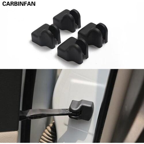 Car style anti rust water proof Door lock key Plastic buckle Limit device panel 4pcs/set for Toyota RAV4 2016 2017 2018