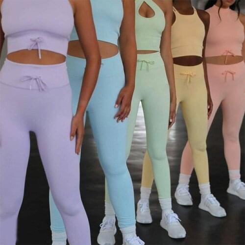 Ribbed Seamless Yoga Pants Push Up Leggings For Women Sport Fitness High Waist Stretchy Squats Tight Pants Gym Workout Leggings