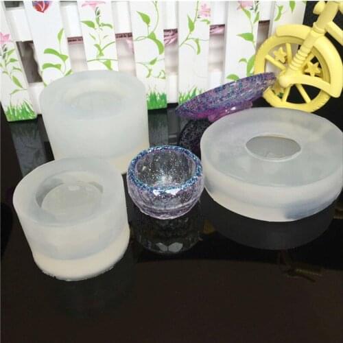 Bowl dish silicone resin molds DIY Simulation jewelry manufacturing process for jewelry making home decoration