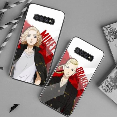 Tokyo Revengers Manjiro Sano Phone Case Tempered Glass For Samsung S20 Plus S7 S8 S9 S10 Plus Note 8 9 10 Plus