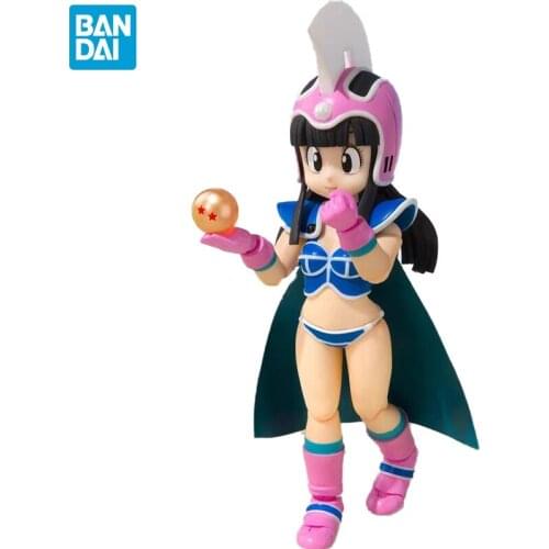 Bandai S.H.Figuarts Original Dragon Ball Chichi Action Anime Figures Young Girl Version Collection Model Super Saiyan FigureToys