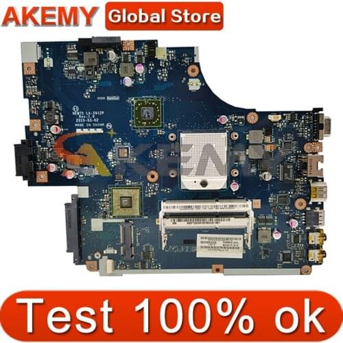 NEW75 LA-5912P Mainboard + heatsink + CPU=LA-5911P For ACER Aspire 5251 5552G 5551G Laptop motherboard MBBL002001 100% Test OK