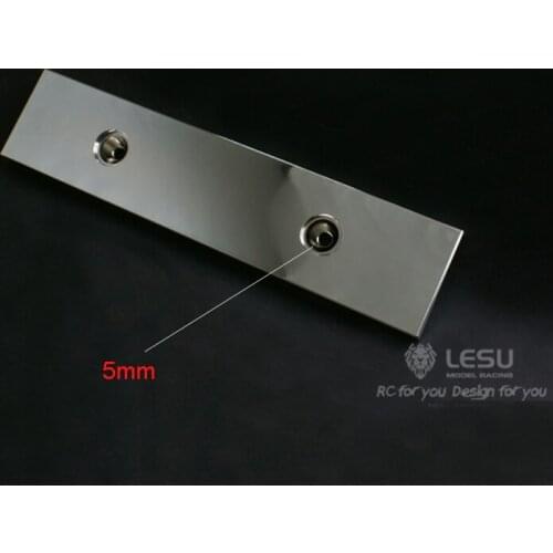 LESU Metal Front Bumper for 1/14 TAMIYA Globe Liner King Hauler RC Tractor Truck Model