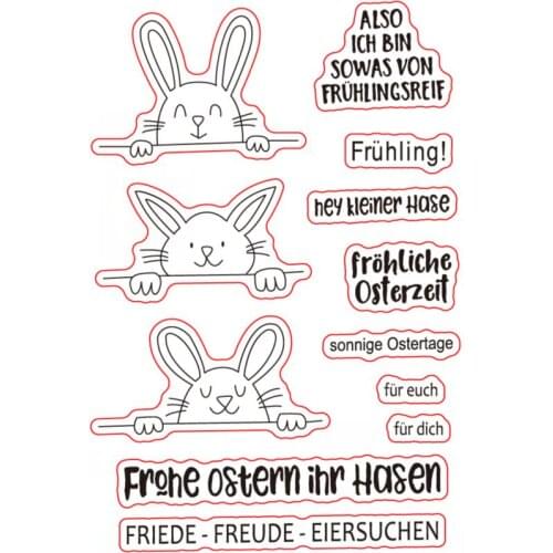 German Transparent Clear Stamp for DIY scrapbooking/Card Making C3