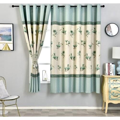New Style Short Blackout Curtains For Bedroom Half Shade High Quality Drapes for Living Room Custom Made