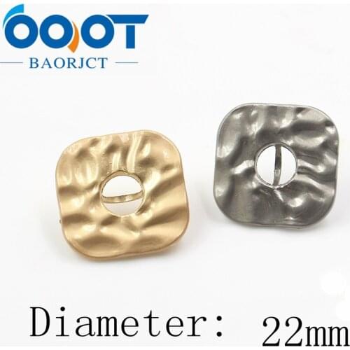 OOOT BAORJCT A-18315-20,10 pcs,22mm High quality classic fashion metal buttons clothing accessories DIY handmade