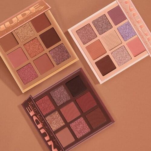 Eyeshadow Palette 9 Colors Matte Eyeshadow Palette Glitter Eye Shadow Makeup Nude Makeup Set Cosmetics