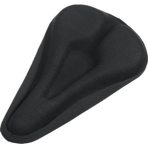 1pc Bike Bicycle Silicone Cushion Cycle Extra Comfort Soft 3D Gel Pad Cushion Saddle Seat Cover For BMX Mountain Bike Parts