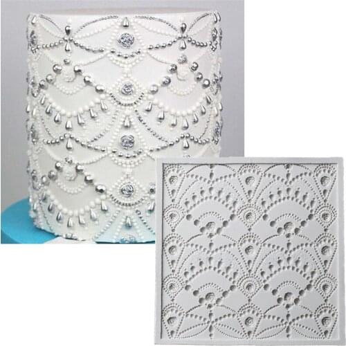 Big Size Jewellery Wedding Mould Silicone Mold Fondant Cake Decorating Tool Gumpaste Sugarcraft Chocolate Forms Bakeware