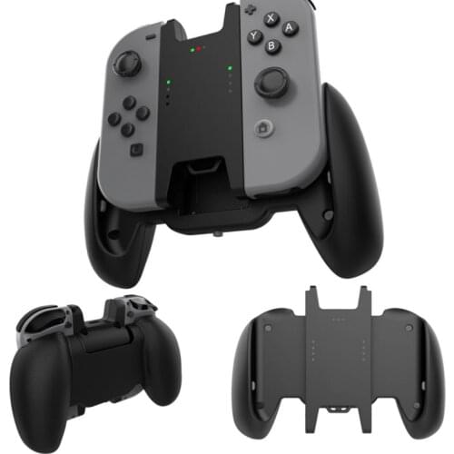 Charging Grip for Nintendo Switch Joy-Con Rechargeable detachable handle Grip Holder Charger For Nintendoswitch NS Accessories