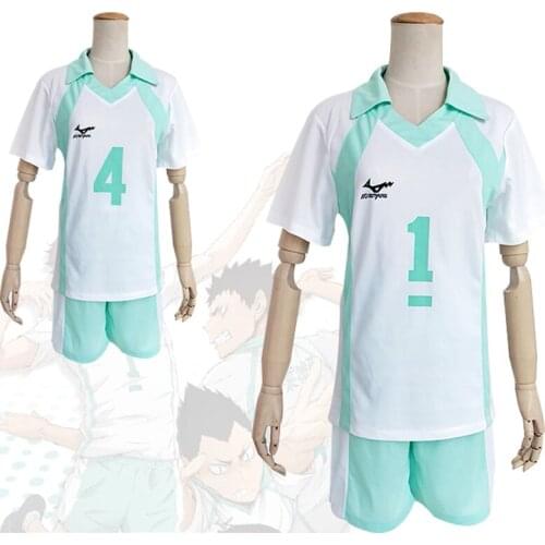 Anime Volleyball Juvenile Club Hinata Shyouyou Karasuno High School Shirt Shorts Sport Set Cosplay Haikyuu women Costume Uniform
