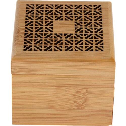 1PC Bamboo Incense Sticks Holder Buddhist Coils Incense Burner Box Handmade Crafts Smell Aromatherapy for Yoga Studio Home