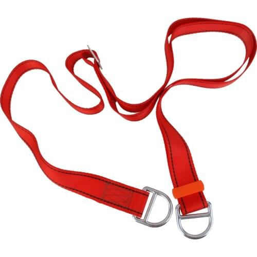 2.5 Meter Adjustable Rock Climbing Mountaineering Sling Strap Red 22KN