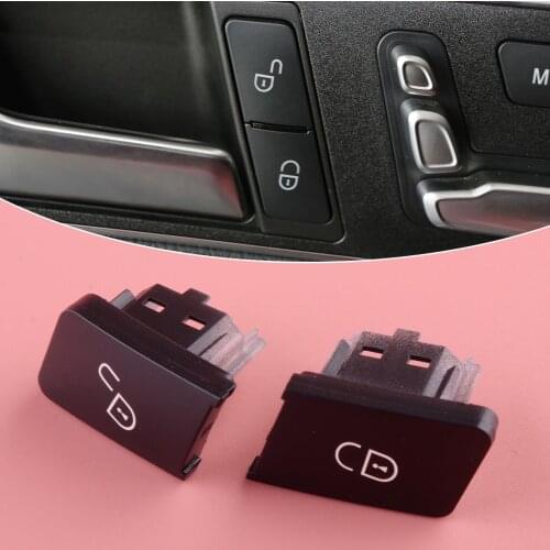 2Pcs Front Left Door Lock Control Switch Button Cap Fit for Mercedes Benz C E Class W212 S212 C207 W204 2010 2011 2012 2013 2014