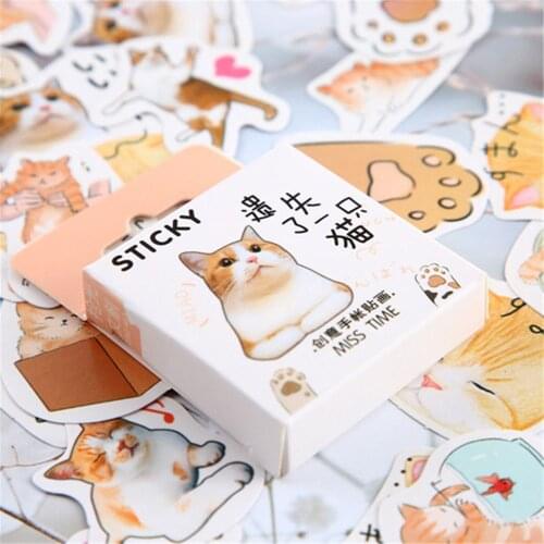 46pcs/pack Girl Generation Series Cute Boxed Kawaii Stickers Adhesive Stickers Scrapbooking Diary Diy Album Stationery Stickers