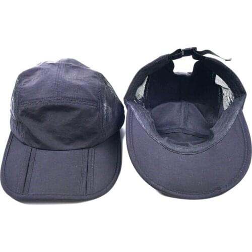 Collapsible Solid Color Shading Adjustable Baseball Cap Sun Protection Unisex Men Spring Summer Snapback Dad Hat