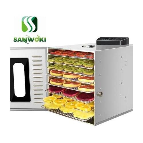 8 layers Food Dehydrator Electric Dried Fruit Machine Vegetable Dryer Beef Snack Jerky Dehydrator Meat Drying Machine Pet Snacks