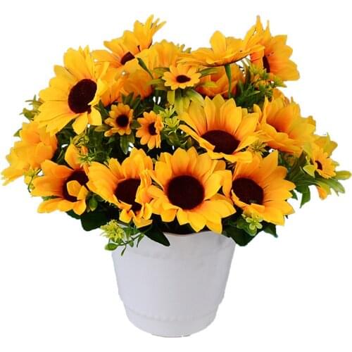 GREENLOVER Artificial Sunflowers