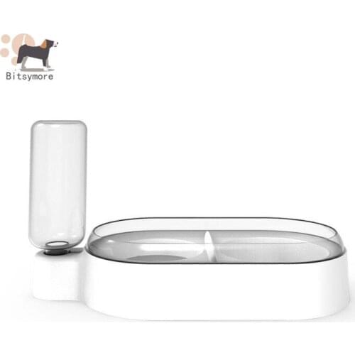 Pet Double Bowls Food Water Feeder Stainless Steel Cat Food Bowl for Dog Puppy Cats Pets Supplies Feeding Dishes