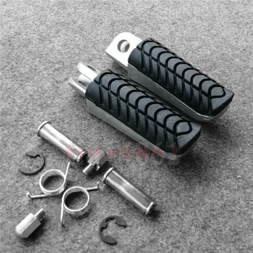 Motorcycle Front footrest foot pegs Fit for Kawasaki ZZR1400 ZX14R GTR1400 2006 - 2014 ZZR 1400 ZX-14R GTR 1400 ZX 14R 2007 2008