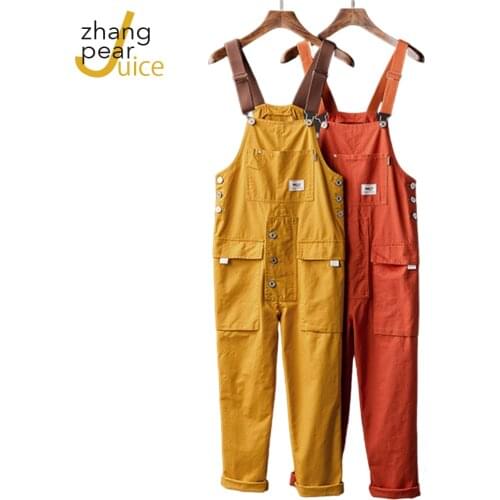 Mens Patchwork Dungaree Bib Overalls Jumpsuits Men Women Casual Pants Trousers Plus Size Mens Loose Overalls