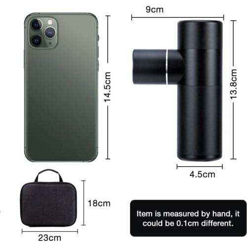 Portable USB Charging Body Massager Mini Massage Gun Deep Tissue Neck Muscle Relaxation 4Gear Pain Relief Slimming Shaping