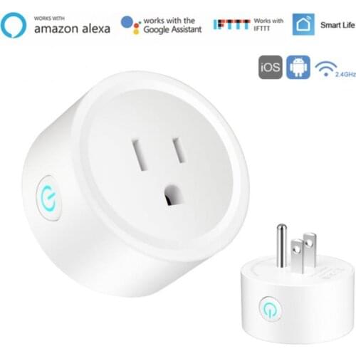 20A US Plug WIFI Bluetooth Wireless Remote Socket Smart Timer Plug Voice Control US Home Fire Retardant PC Smart Power Socket