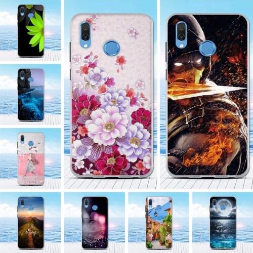 For Huawei Honor Play Silicone Case Back Cover For Honor Play TPU Soft Fashion Patterned For Huawei Honor 10 Play Bag Housing