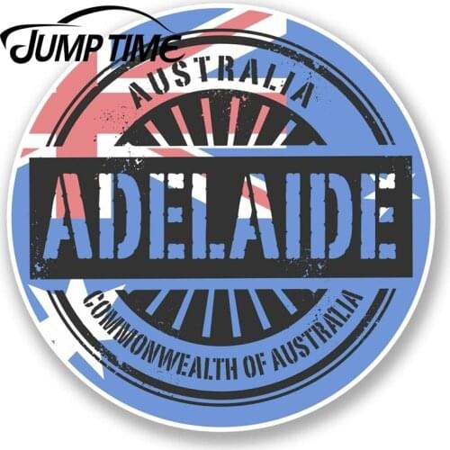 Jump Time for Adelaide Australia Vinyl Sticker Decal Laptop Travel Luggage Tag Car Assessoires Decals Vinyl Car Wrap DIY