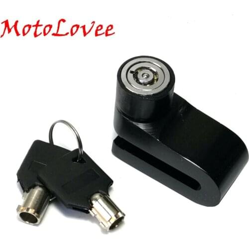 MotoLovee Motorcycle Stainless Steel Lock Anti-theft Security Disc Brake Wheel Lock for Motorcycle Scooter Bicycle MotorBike
