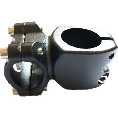 1pcs Fixed Gear Handlebar Stem 32mm Mountain Road Bike Handle Bar Stem Bicycle Riser Lock Handle Aluminum Alloy Black Stem