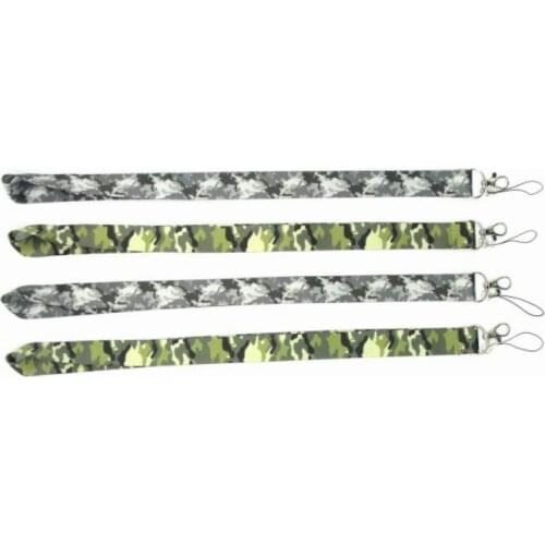 20 pcs Camouflage Lanyard ID Badge Holders Mobile Neck Keychains M30