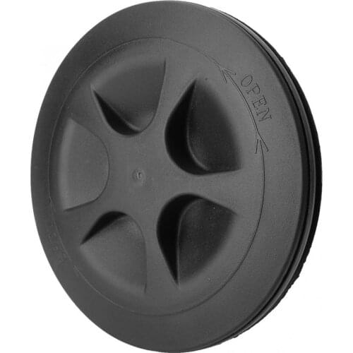 6 Inch Anti-slip Hand Hole Plastic Round Marine Boat RV Hatch Cover Black Screw Out Deck Inspection Plate Kayak Hatch Cover