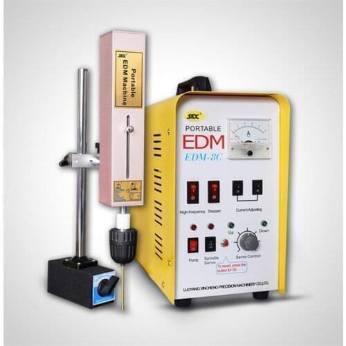 800W EDM Taps Buster Tool Metal Broken Drill Remove Machine Disintegrator Blind Holes Depth Setting Russia Stock Free Shipping