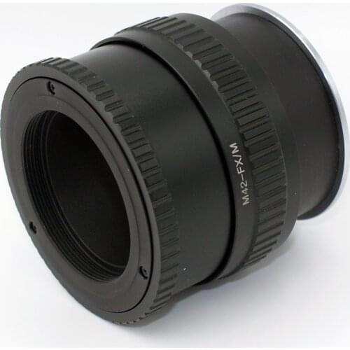 M42-FX/M Macro Focusing Helicoid Adapter For M42 Lens To Fujifilm Fuji X FX Mount Camera