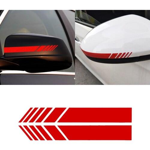 Car sticker rear view mirror side stripe vinyl for Toyota Camry Corolla RAV4 Yaris Highlander/Land Cruiser/PRADO Vios Vitz