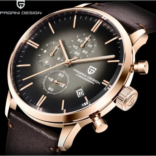 PAGANI DESIGN Luxury Brand Mens Fashion Business Calendar Watches Quartz Waterproof Timing Sports Men Watch Relogio Masculino