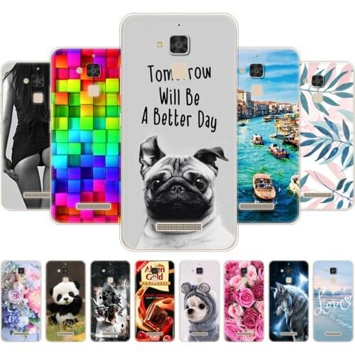 For ASUS Zenfone 3 MAX ZC520TL Case 5.2" Silicon Soft TPU Back Phone Cover For Zenfone 3 MAX ZC520TL Bag Protective Coque bumper