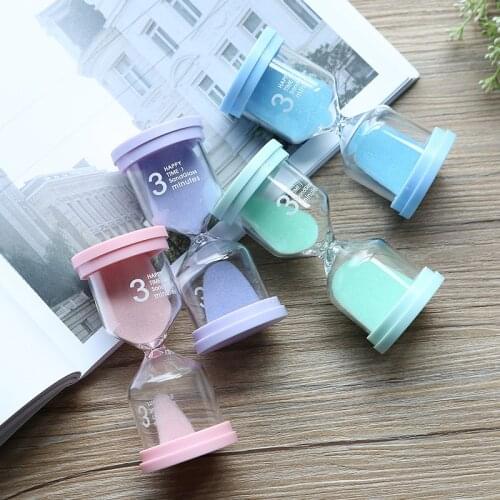 Childrens Sand Clock Timer 3/5/10/15/20/30/45/60 Minutes Drop-Resistant Cute Creative Small Gift