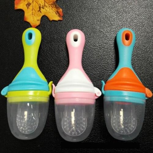 Baby Boys & Girls Pacifier Soft Tool Infants Feeding Dummies Soother Nipples Learn Feeding Drinking Water Straw Handle Teething