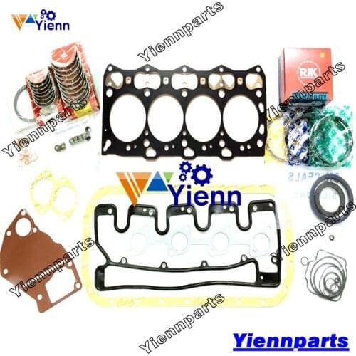 For Isuzu 4LE2 Engine Overhaul Re-ring Kit Diesel Sumitomo Small Backhoe SH40JX-2 SH45JX-2 Engine Repair Parts