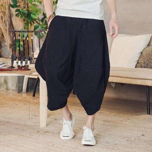 Men Harajuku Korean Style Sweatpants Men Streetwear Harem Pants Mens Summer Elastic Waist Jogging Pants Male Large Size M-5XL