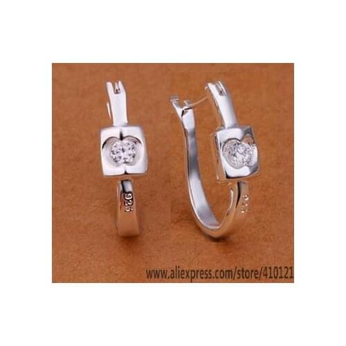 E310 Hot Sale High Quality Silver Color Fine Jewelry,Wholesale Jewelry Elegant Charms Fashion Earrings /dpdamgka Falanrsa