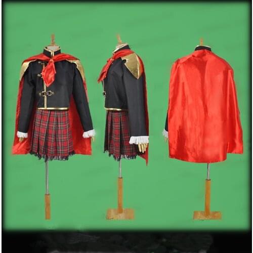 Hot Game Final Fantasy:Type-0 Rem Cosplay Costumes Fashion Unifrom Suit Full Set Unisex Role Play Clothing Custom-Make Any Size